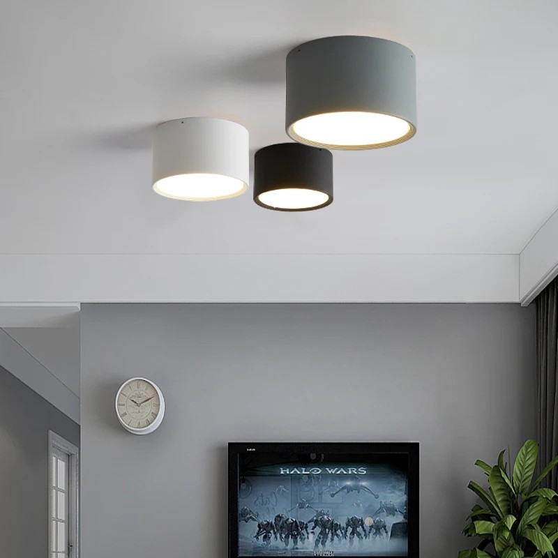 چراغ استوانه روکار