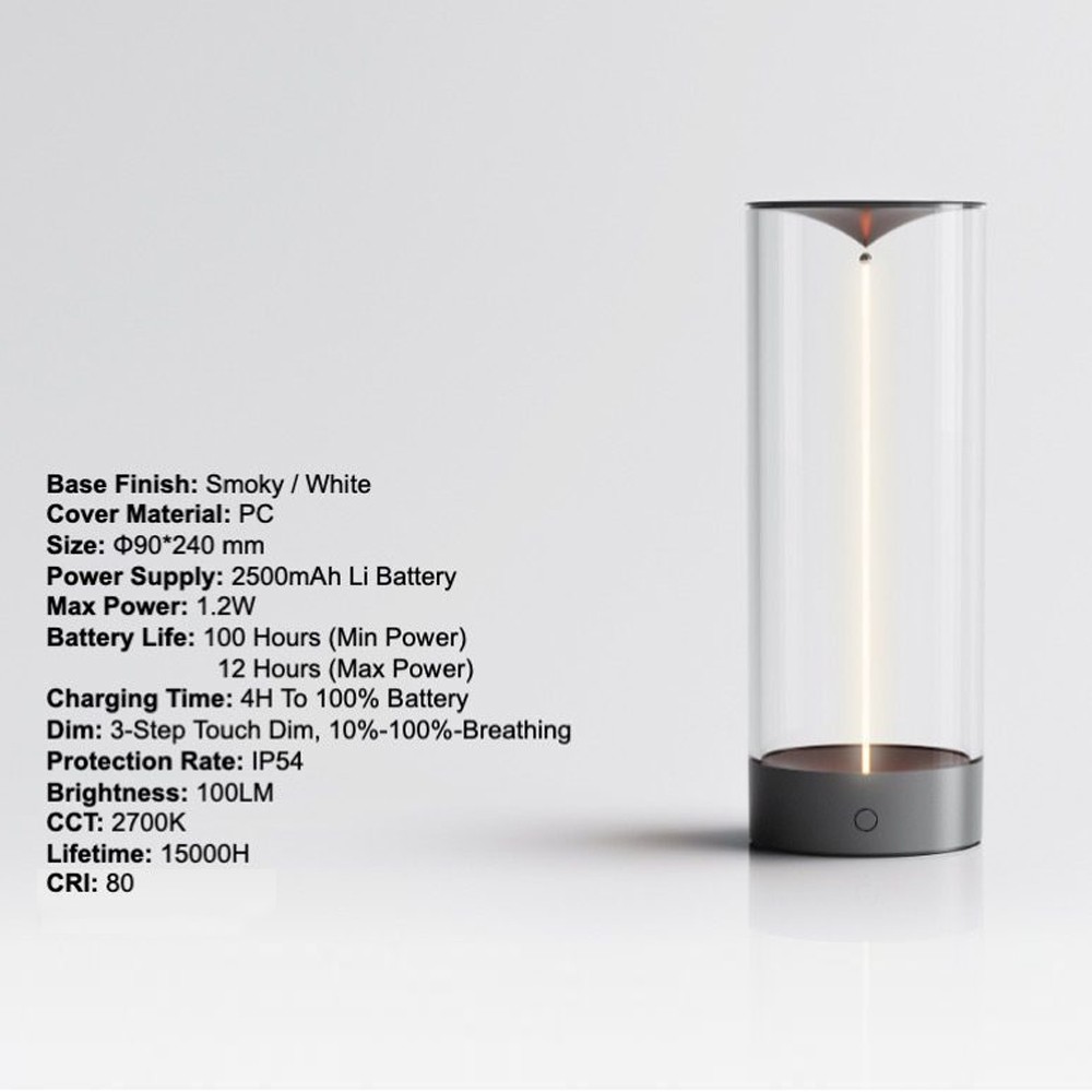 چراغ شارژی رومیزی PLX 7003 دیتیل