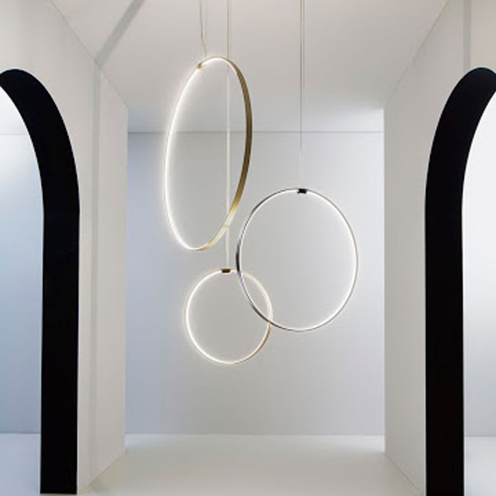 لوستر آویز حلقه ای