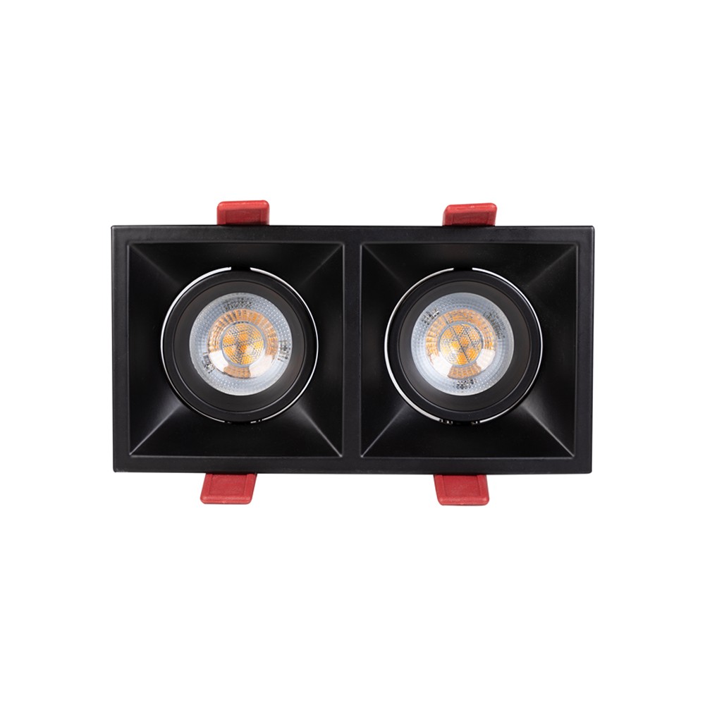 قاب هالوژن مربع دو شعله